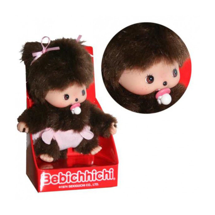 Мягкая игрушка – Девочка Bebichhichi в подгузнике. 15 см  